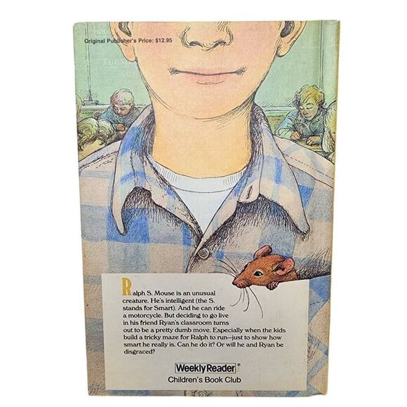 Weekly Reader Children's Books, 80s Beverly Cleary Ralph S. Mouse Hardback Book - Picture 7 of 7